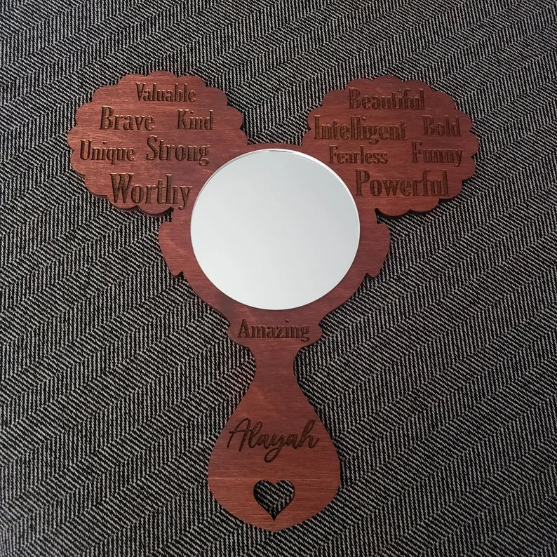 Girls Custom Affirmation Mirror