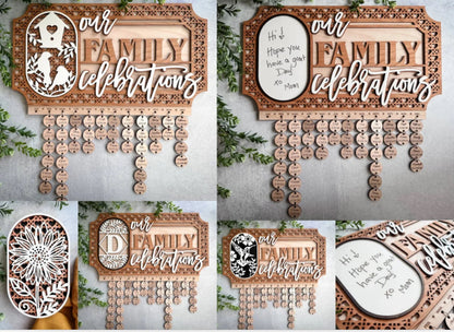 Family Celebrations Sign