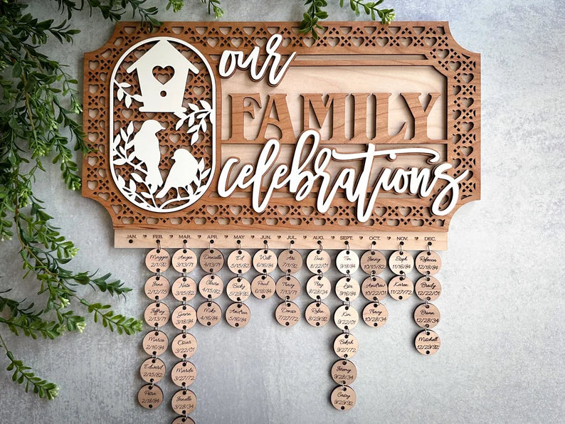 Family Celebrations Sign