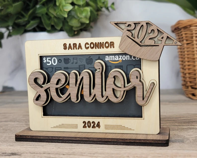 Graduation gift card holder