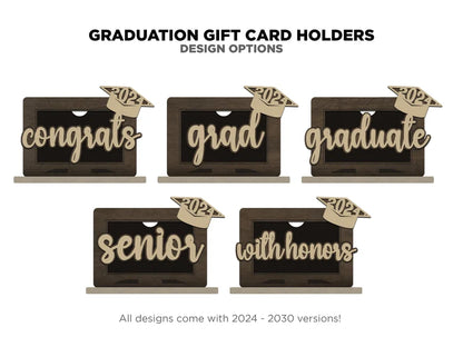 Graduation gift card holder