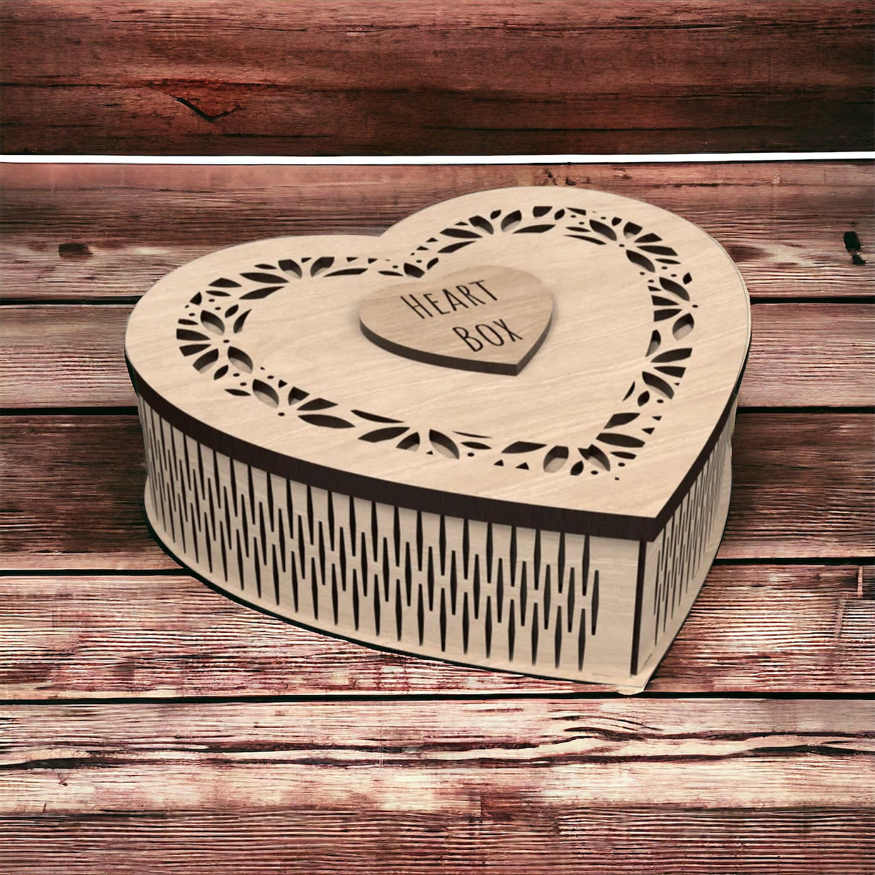 Customized Heart Shaped Jewelry Box